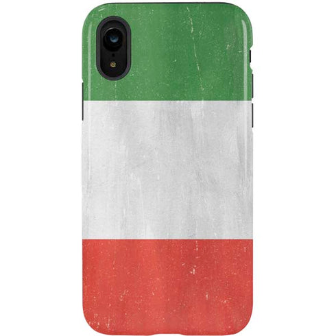 Italy Flag Distressed iPhone XR Pro Case